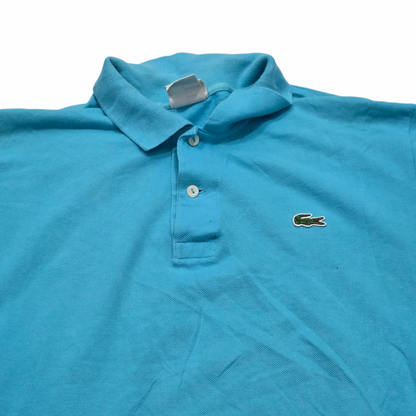 Playera Lacoste Fr5 Grande L Polo Azul Turquesa (Usado)
