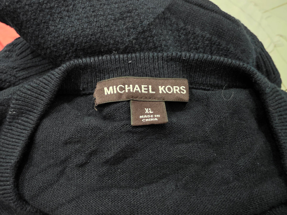 Sueter Michael Kors Xgrande Xl Azul Oscuro (Usado)