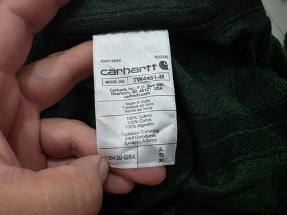 Camisa Carhartt Xgrande Xl Loose Fit Franela Verde (Usado)