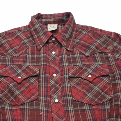 Camisa True Religion Xgrande Xl Cuadro Rojo (Usado)