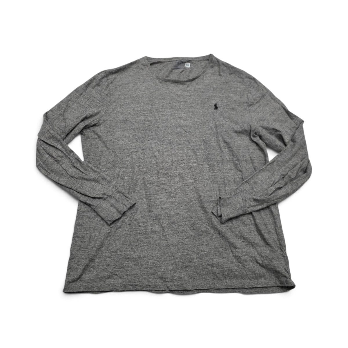 Playera Ralph Lauren Xgrande Xl Gris Pony Negro (Usado)