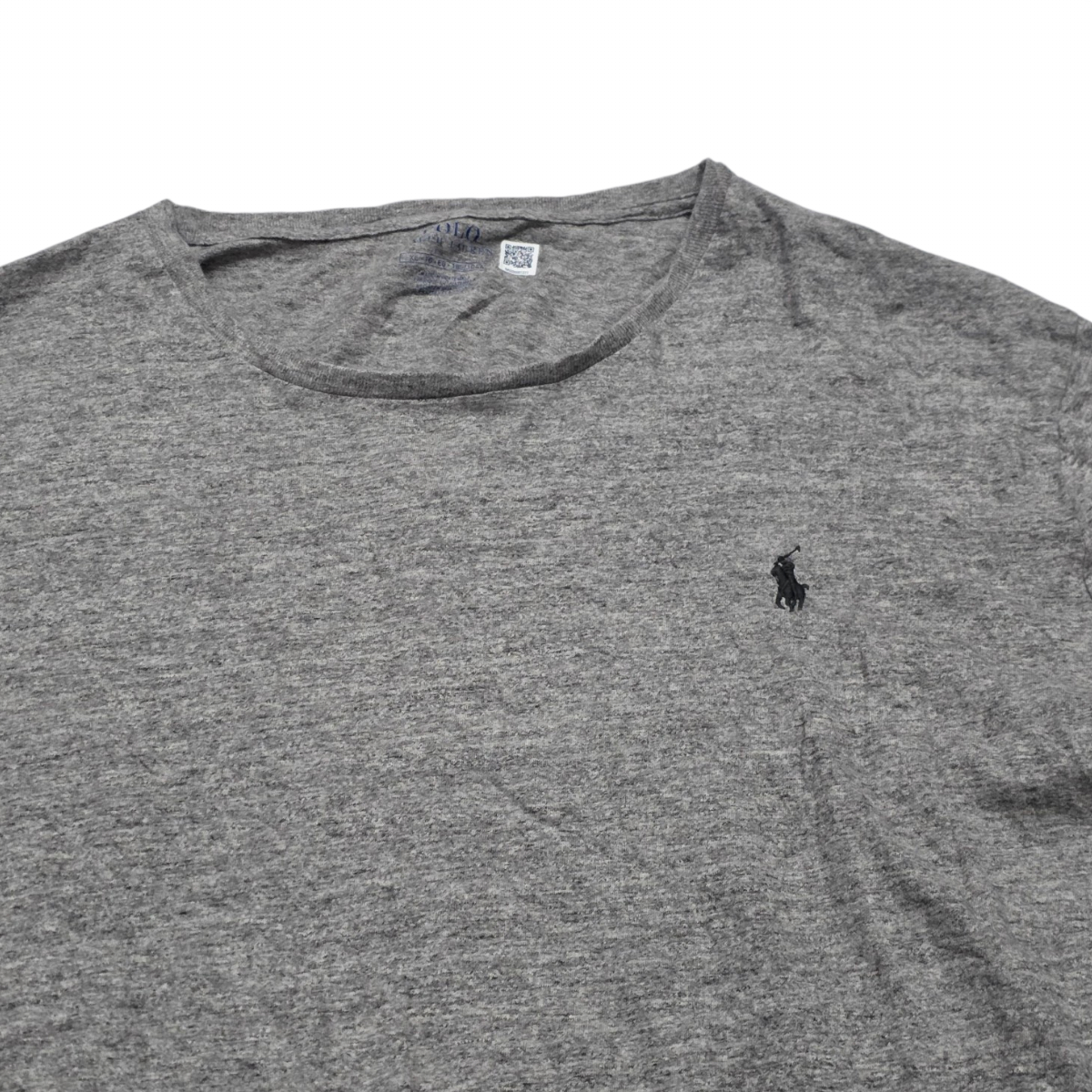 Playera Ralph Lauren Xgrande Xl Gris Pony Negro (Usado)