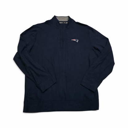 Sueter Vineyard Vines Xgrande Xl Patriotas Cierre Corto Azul (Usado)