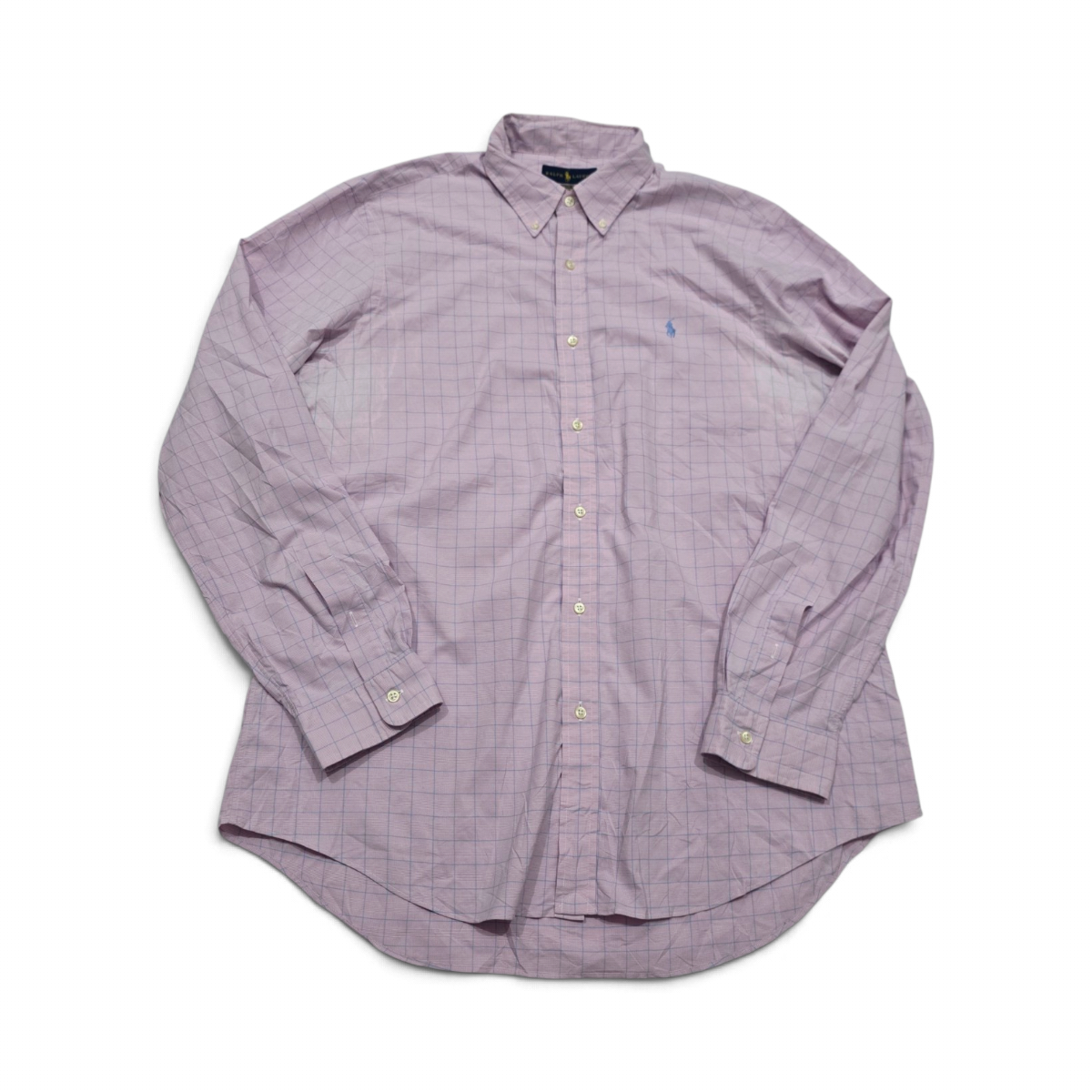 Camisa Ralph Lauren Xgrande Xl Classic Fit Rosa Geometrico (Usado)