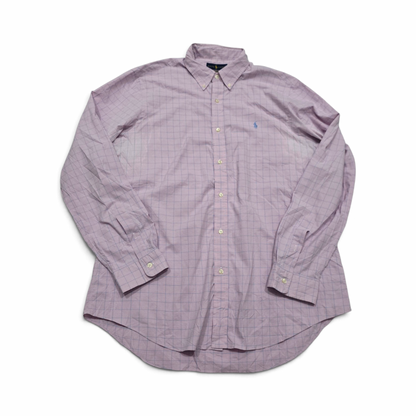Camisa Ralph Lauren Xgrande Xl Classic Fit Rosa Geometrico (Usado)