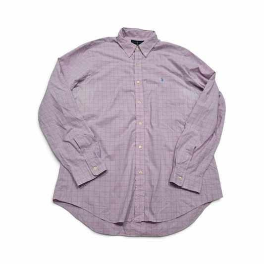 Camisa Ralph Lauren Xgrande Xl Classic Fit Rosa Geometrico (Usado)