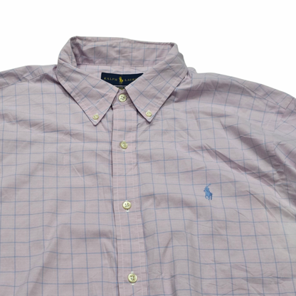 Camisa Ralph Lauren Xgrande Xl Classic Fit Rosa Geometrico (Usado)