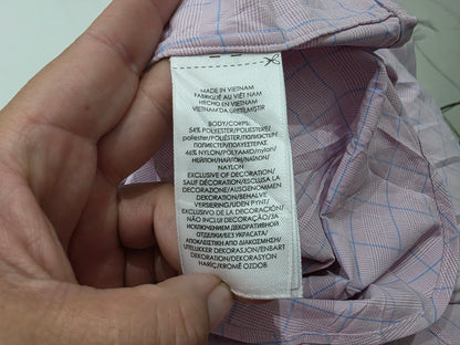 Camisa Ralph Lauren Xgrande Xl Classic Fit Rosa Geometrico (Usado)
