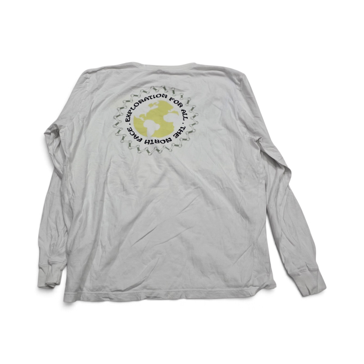 Playera The North Face Xgrande Xl Blanca Manga Larga (Usado)