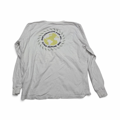Playera The North Face Xgrande Xl Blanca Manga Larga (Usado)