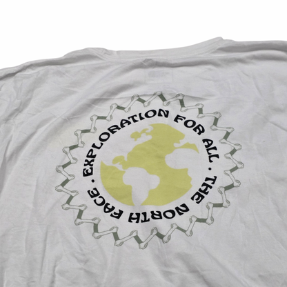 Playera The North Face Xgrande Xl Blanca Manga Larga (Usado)