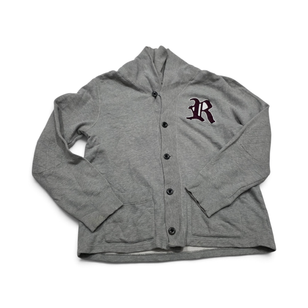 Cardigan Ralph Lauren Xgrande Xl Gris (Usado)