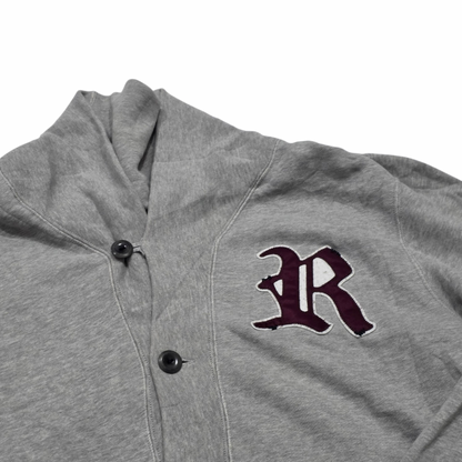 Cardigan Ralph Lauren Xgrande Xl Gris (Usado)
