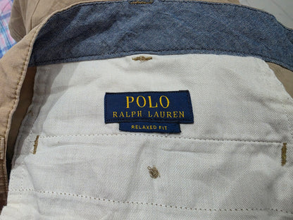 Bermuda Ralph Lauren Talla 40 Relaxed Fit Cafe (Usado)