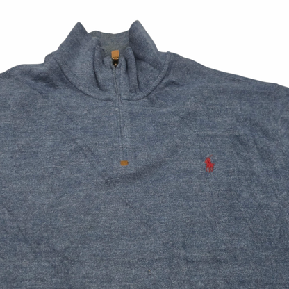 Sueter Ralph Lauren Xgrande Xl Azul Pony Vino (Usado)