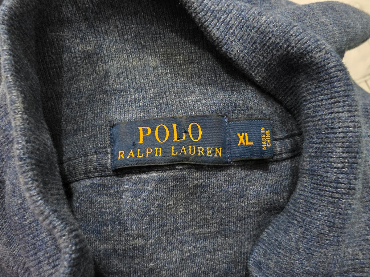 Sueter Ralph Lauren Xgrande Xl Azul Pony Vino (Usado)