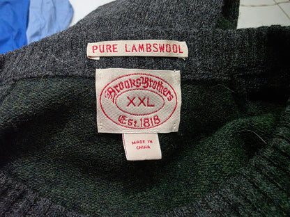 Sueter Brooks Brothers Xxl Verde Lana (Usado)