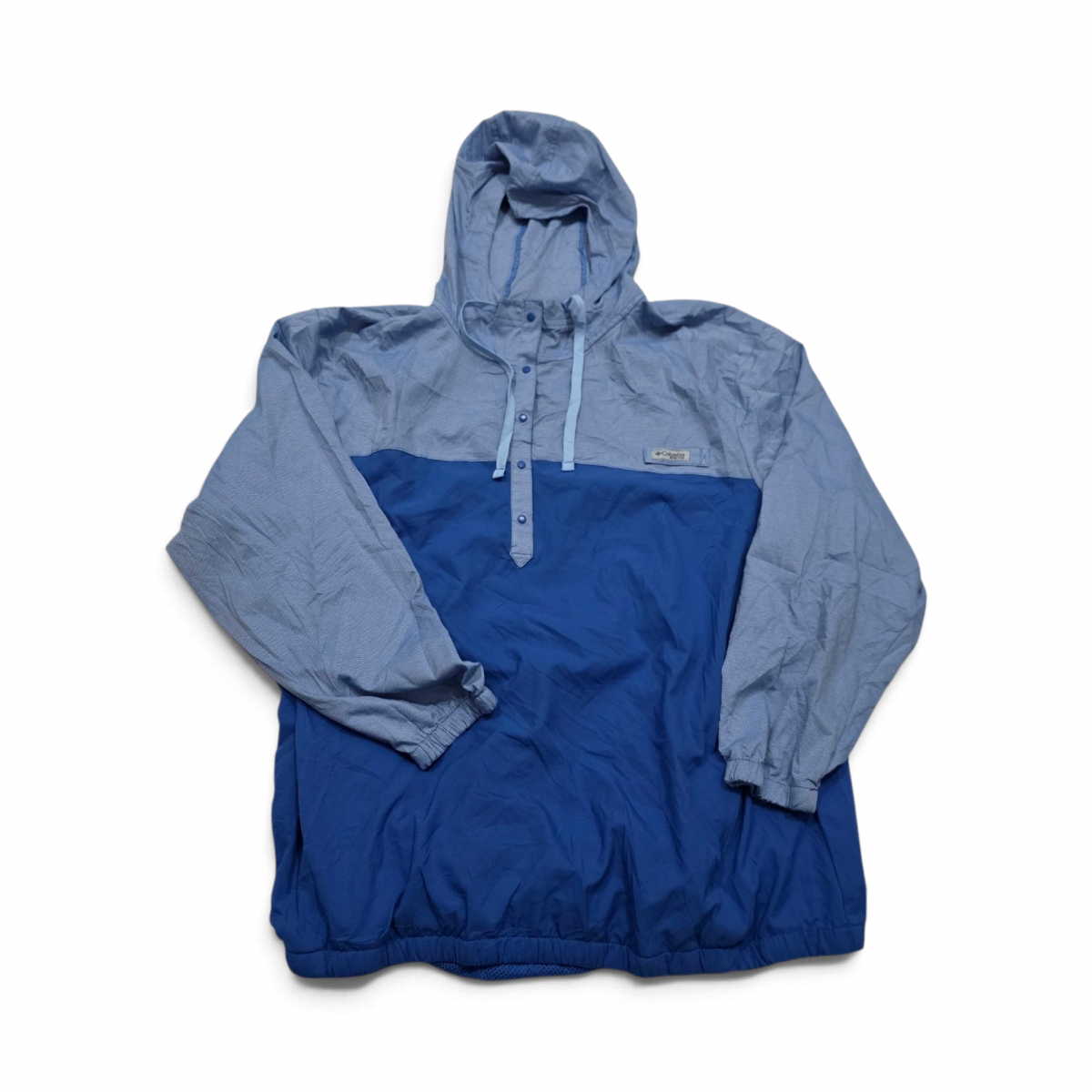 Chamarra Columbia 2x Rompevientos Azul (Usado)