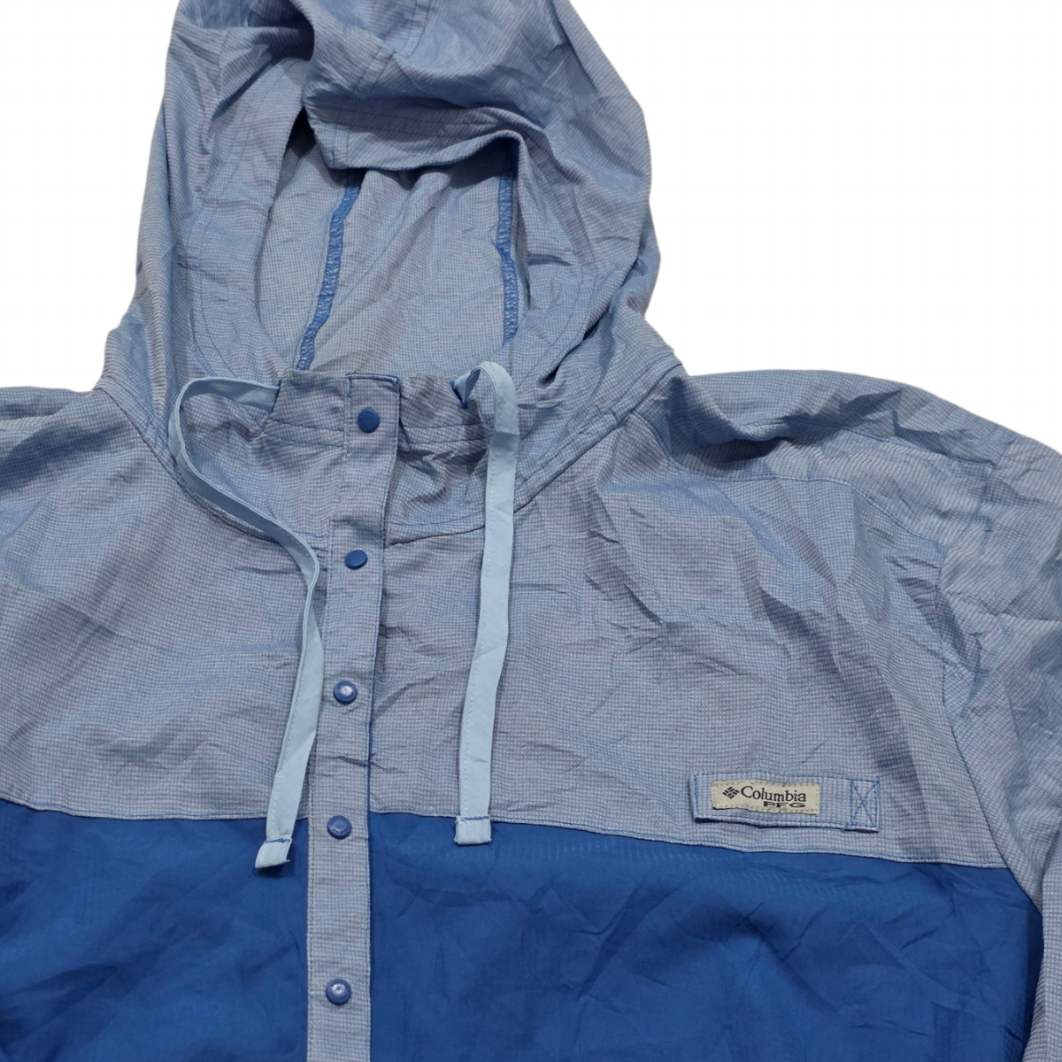 Chamarra Columbia 2x Rompevientos Azul (Usado)