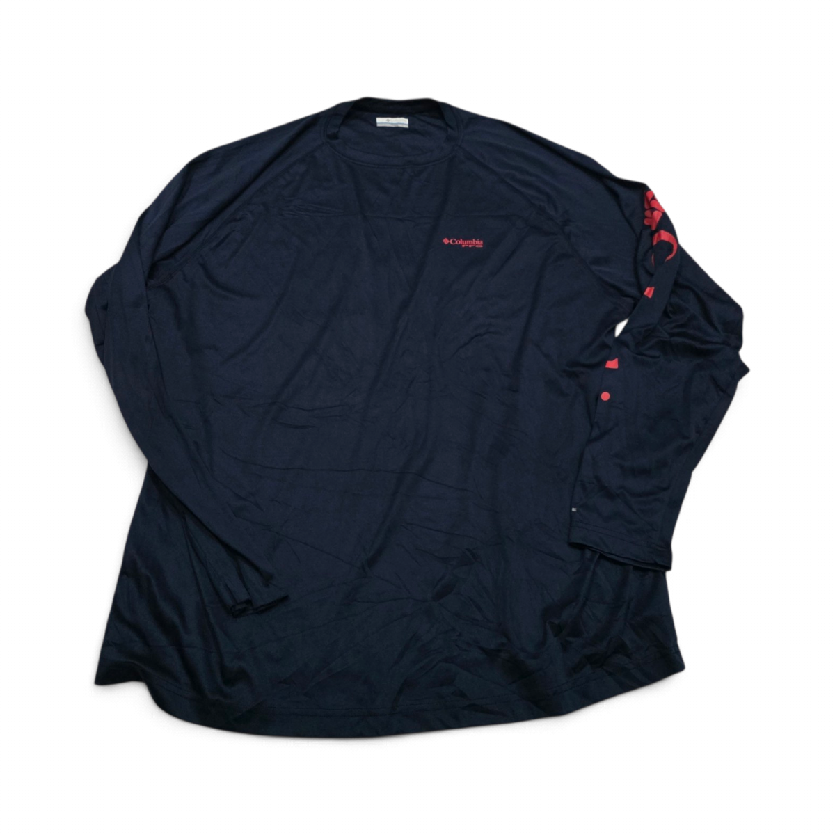 Playera Columbia 2xl Azul Manga Larga (Usado)