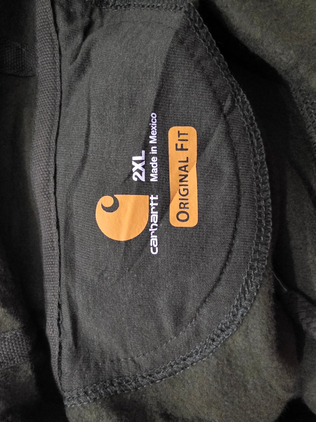 Sudadera Carhartt 2xl Original Fit Verde (Usado)