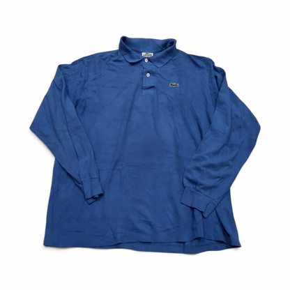Playera Lacoste 2xl Fr 7 Polo Azul Manga Larga (Usado)