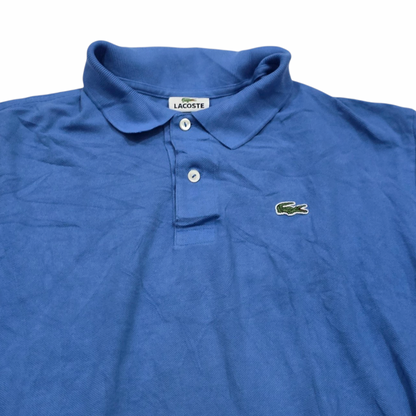 Playera Lacoste 2xl Fr 7 Polo Azul Manga Larga (Usado)