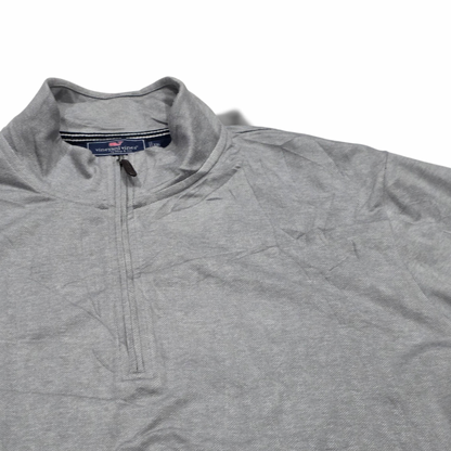 Sueter Vineyard Vines 2xl Gris Medio Cierre (Usado)