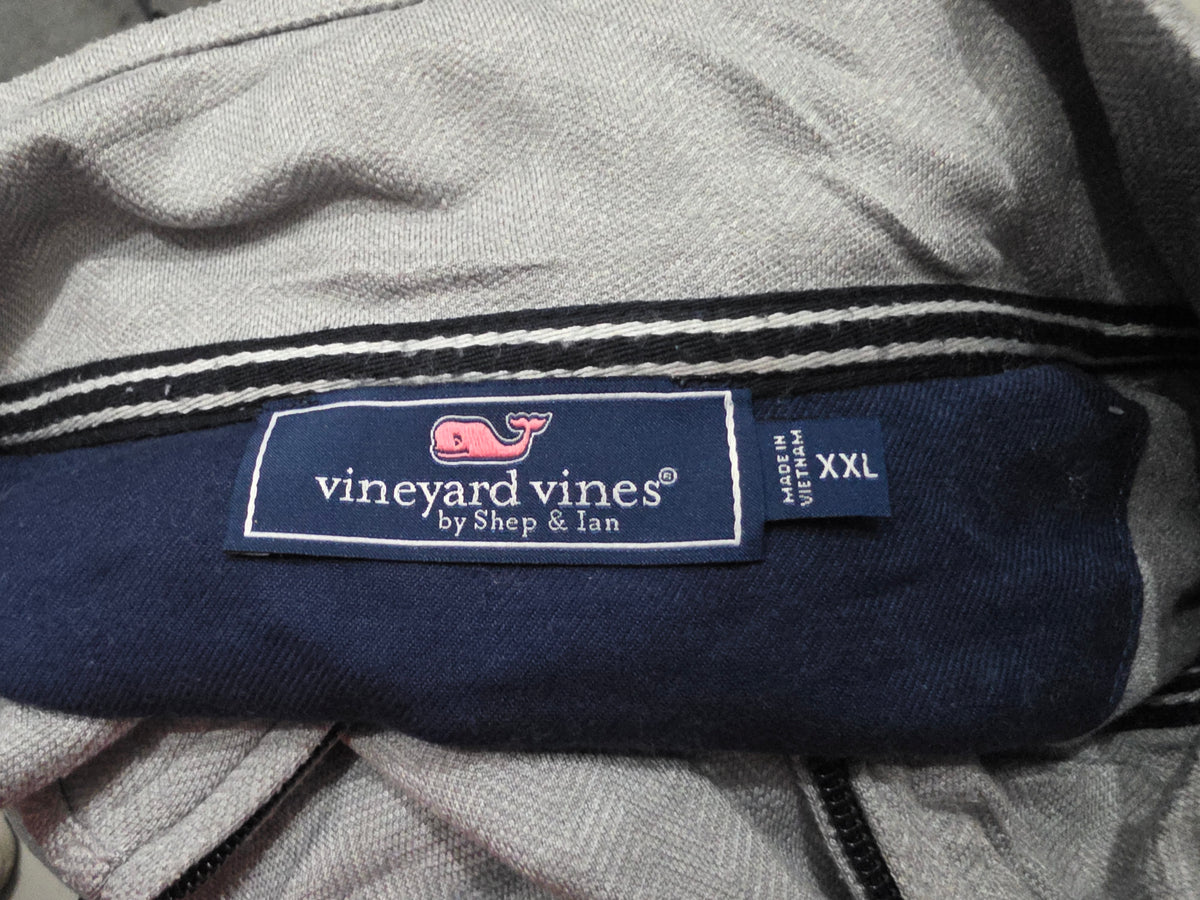 Sueter Vineyard Vines 2xl Gris Medio Cierre (Usado)