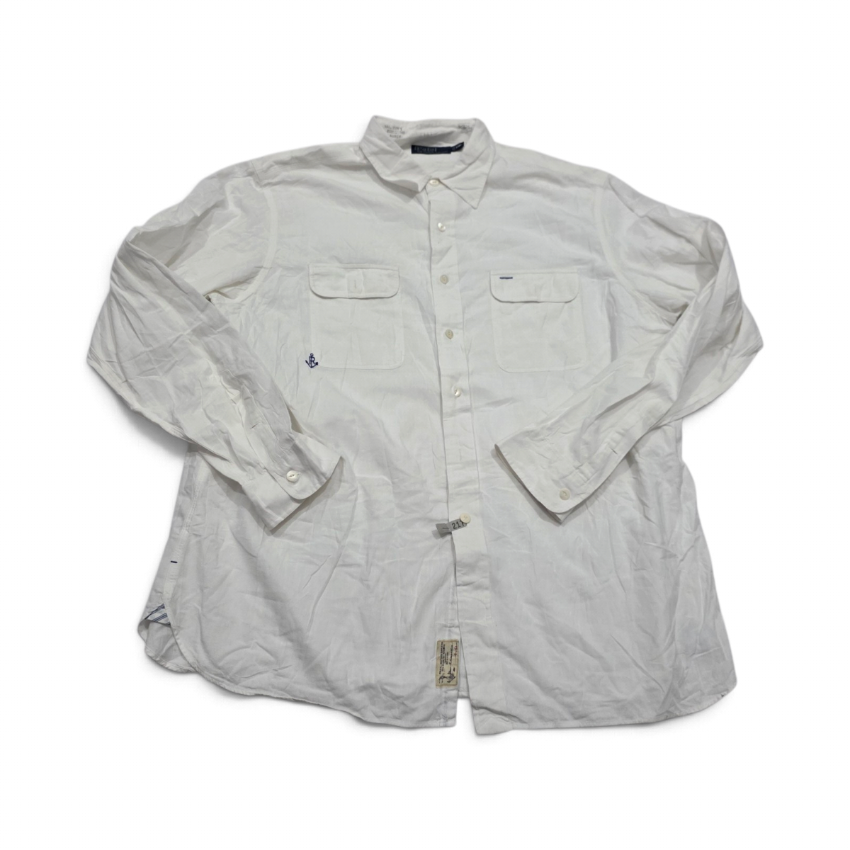 Camisa Ralph Lauren 2xl Blanco (Usado)
