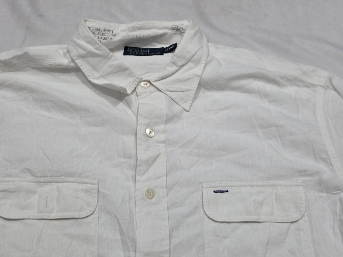 Camisa Ralph Lauren 2xl Blanco (Usado)