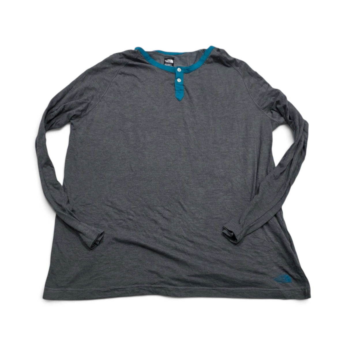 Playera The North Face 2xl Gris Manga Larga (Usado)