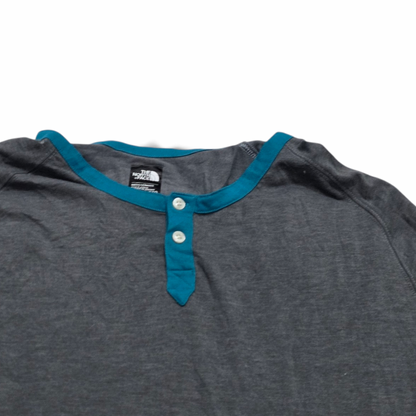 Playera The North Face 2xl Gris Manga Larga (Usado)