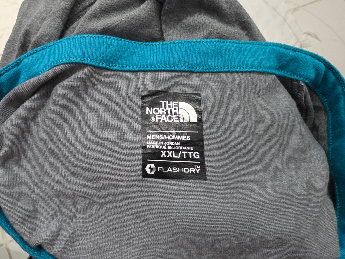Playera The North Face 2xl Gris Manga Larga (Usado)