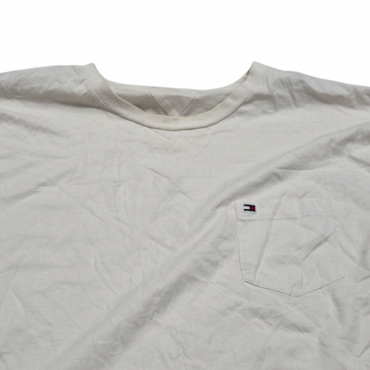Playera Tommy Hilfiger 2xl Beige (Usado)