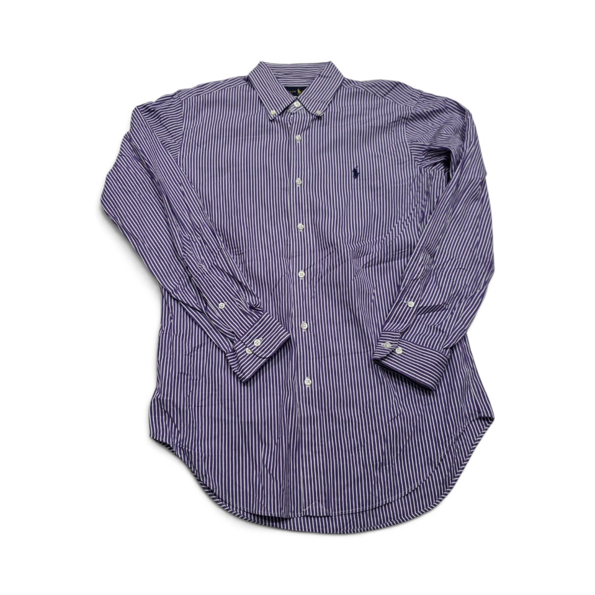 Camisa Ralph Lauren Mediana 15 32-33 Classic Morado Lineas (Usado)