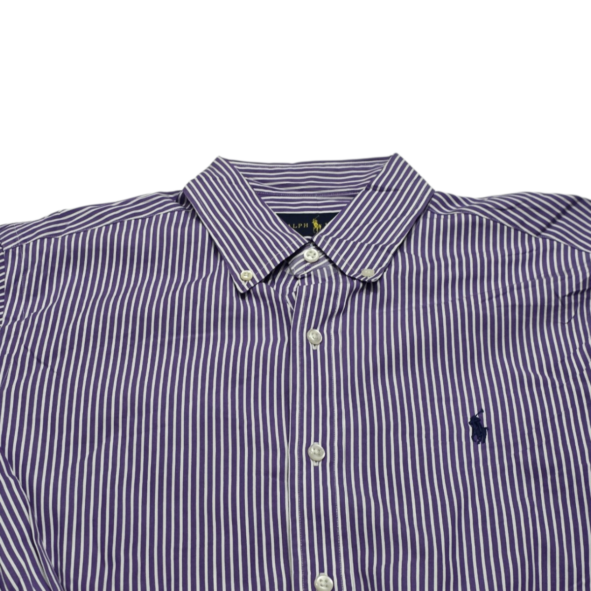 Camisa Ralph Lauren Mediana 15 32-33 Classic Morado Lineas (Usado)