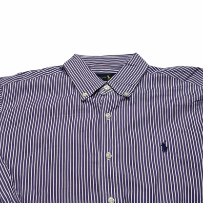 Camisa Ralph Lauren Mediana 15 32-33 Classic Morado Lineas (Usado)