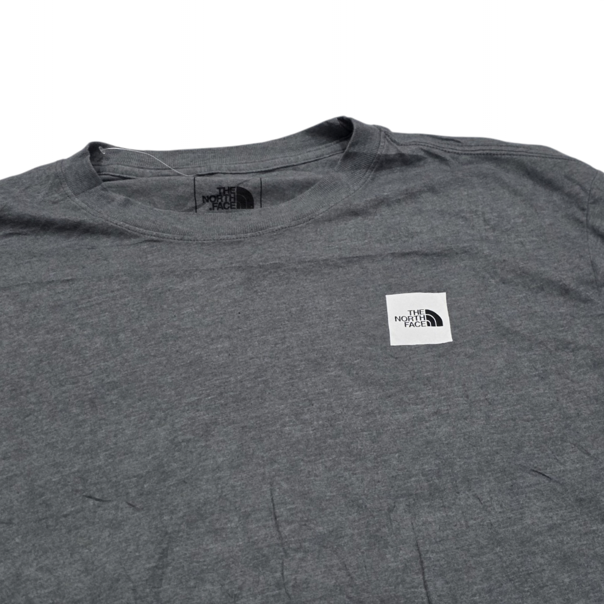 Playera The North Face Mediana M Gris Manga Larga (Usado)