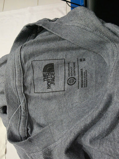 Playera The North Face Mediana M Gris Manga Larga (Usado)