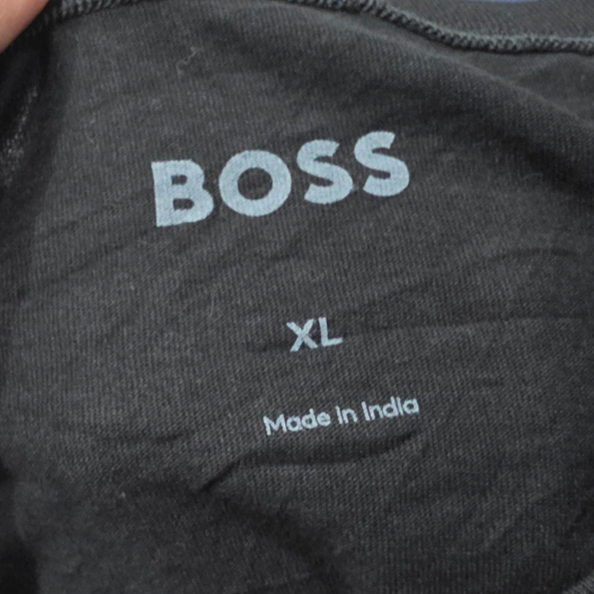 Playera Boss Xgrande Xl Negro Cuello Redondo (Usado)