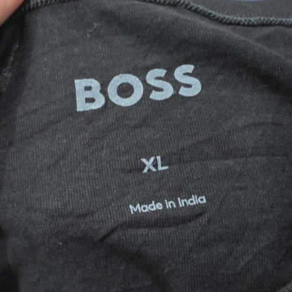 Playera Boss Xgrande Xl Negro Cuello Redondo (Usado)