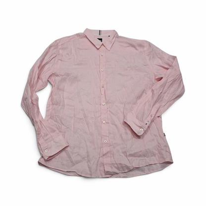 Camisa Boss Xgrande Xl Slimfit Rosa (Usado)