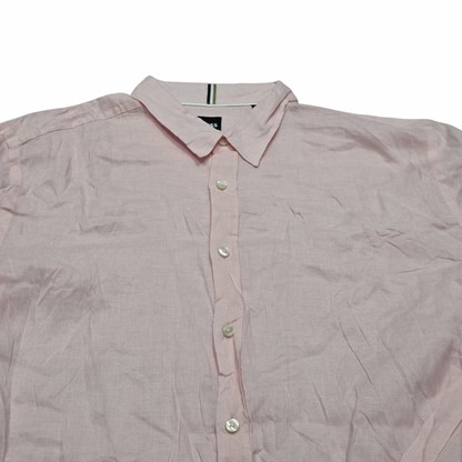 Camisa Boss Xgrande Xl Slimfit Rosa (Usado)