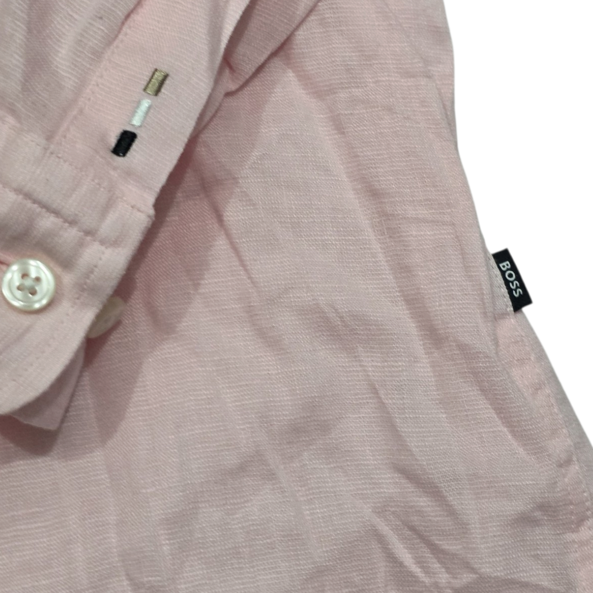 Camisa Boss Xgrande Xl Slimfit Rosa (Usado)