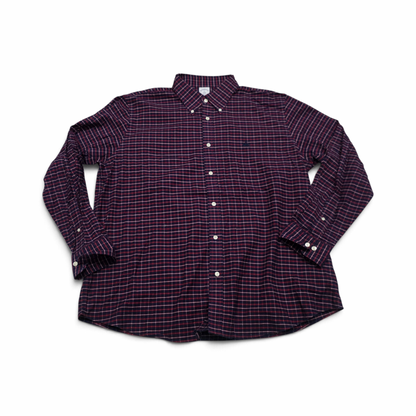 Camisa Brooks Brothers Xgrande Regular Fit Cuadro Azul Rojo (Usado)