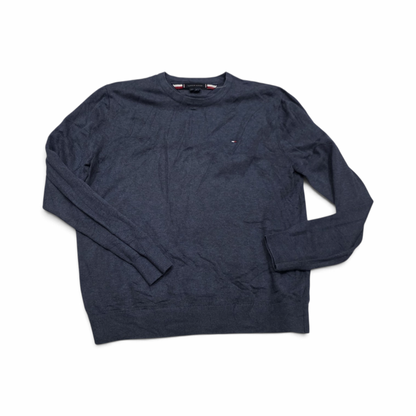 Sueter Tommy Hilfiger 2xl Azul Marino Cuello Redondo (Usado)