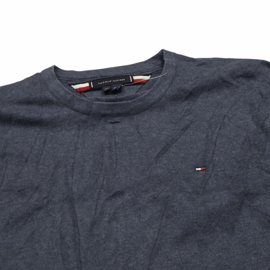 Sueter Tommy Hilfiger 2xl Azul Marino Cuello Redondo (Usado)