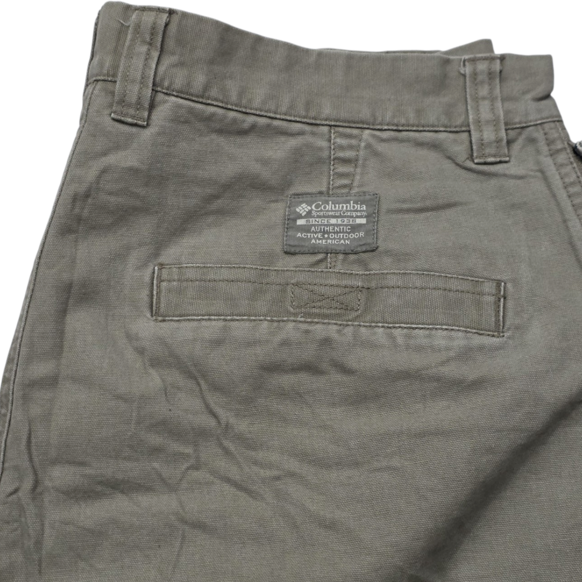 Pantalon Columbia 34x30 Recto Cafe Verdoso (Usado)