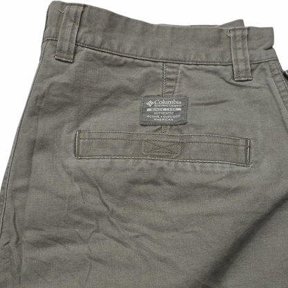 Pantalon Columbia 34x30 Recto Cafe Verdoso (Usado)